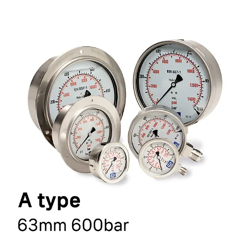 63mm 600bar 게이지 (A타입)