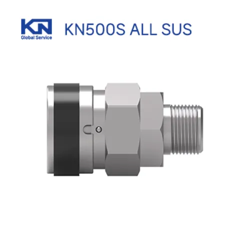 에어커플러 플러그 에어호스커플링 KN500S ALL SUS 상세 이미지 3