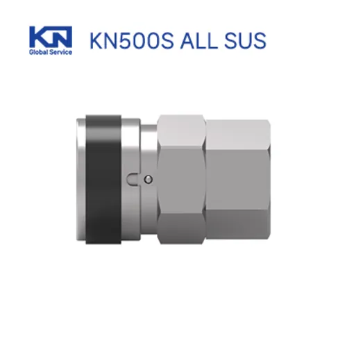 에어커플러 플러그 에어호스커플링 KN500S ALL SUS 상세 이미지 4